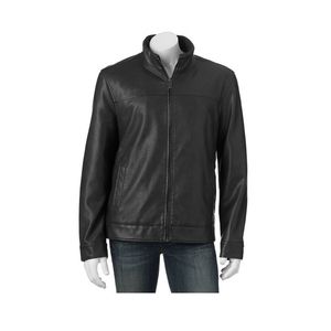 Mens Dockers faux-leather jacket